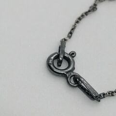 Gümüş Yakut Doğal Taşlı Kolye