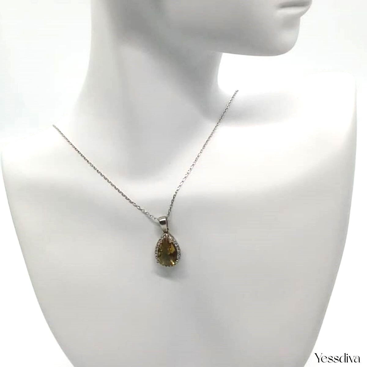 Zultanit Damla Taşlı Kolye