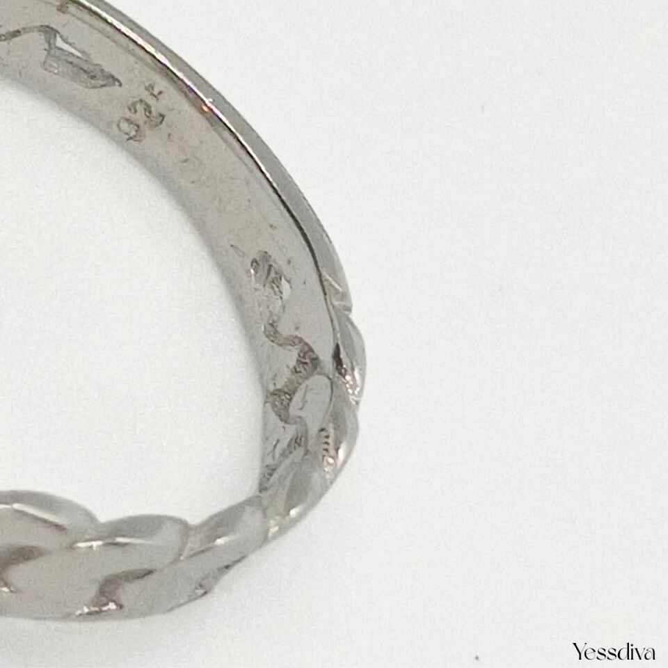 Yeşil Zirkon Taşlı Gümüş Yüzük