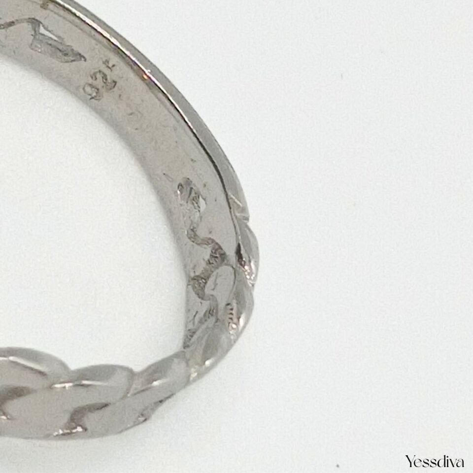 Sitrin  Zirkon Taşlı Baget Yüzük