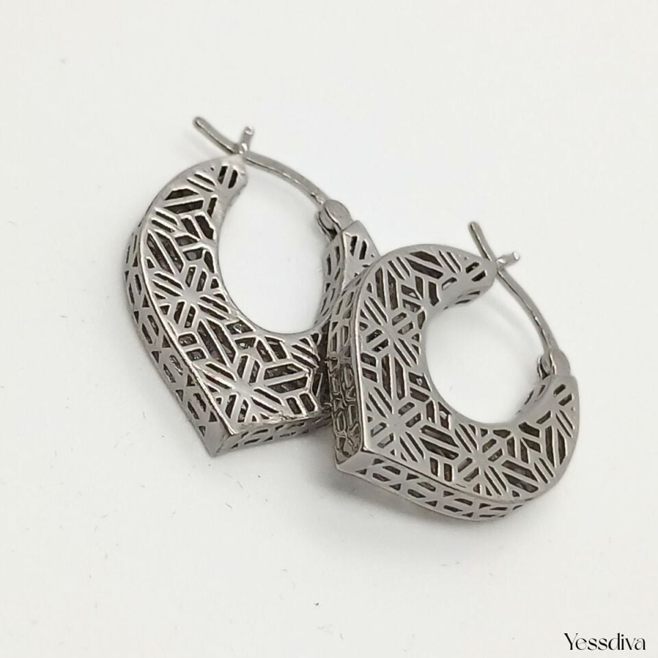 Damla Fizyon Gümüş Küpe