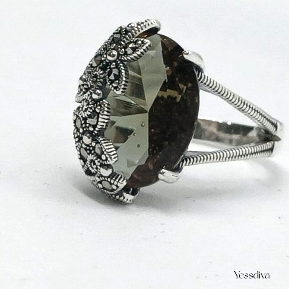 Zultanit Doğal Taşlı Yüzük