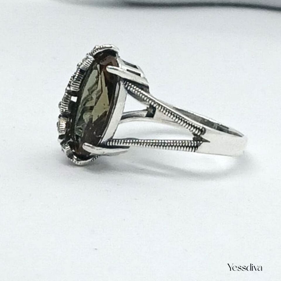 Zultanit Doğal Taşlı Yüzük